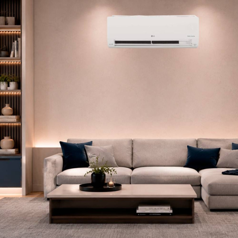Imagem do produto Ar Condicionado LG DUAL Inverter AI Voice 12000 BTUs Quente e Frio 220V S3-W12JA31D Imagem do produto Ar Condicionado LG DUAL Inverter AI Voice 12000 BTUs Quente e Frio 220V S3-W12JA31D