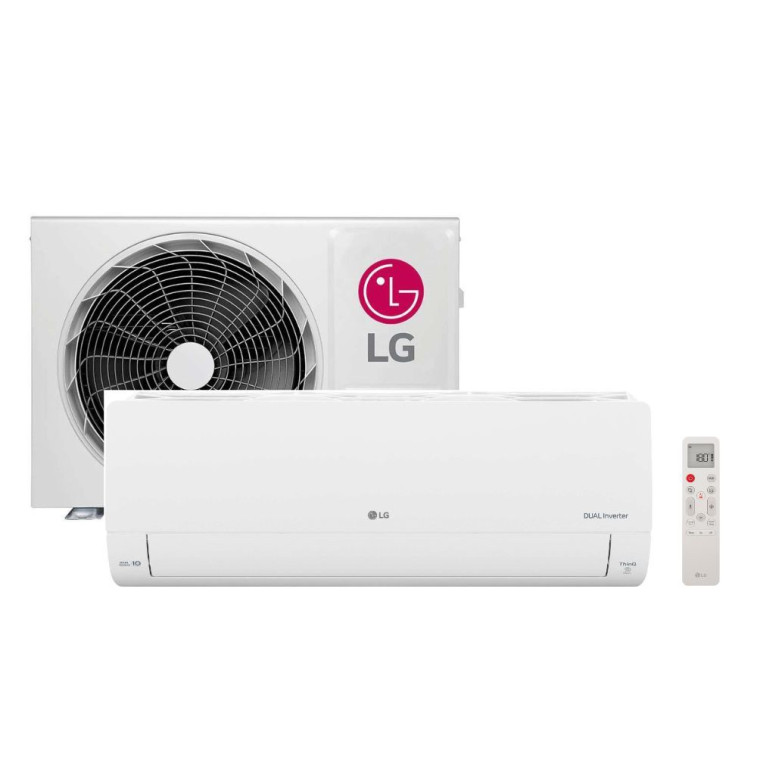 Imagem do produto Ar Condicionado LG DUAL Inverter AI Voice 9000 BTUs Quente e Frio 220V Imagem do produto Ar Condicionado LG DUAL Inverter AI Voice 9000 BTUs Quente e Frio 220V
