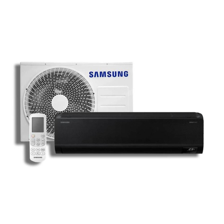 Imagem do produto Ar-Condicionado Samsung WindFree Black Edition 18000 BTUS Inverter Quente e Frio 220V AR18CSECABTNAZ Imagem do produto Ar-Condicionado Samsung WindFree Black Edition 18000 BTUS Inverter Quente e Frio 220V AR18CSECABTNAZ