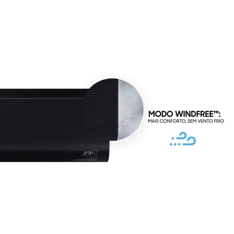 Imagem do produto Ar-Condicionado Samsung WindFree Black Edition 18000 BTUS Inverter Quente e Frio 220V AR18CSECABTNAZ Imagem do produto Ar-Condicionado Samsung WindFree Black Edition 18000 BTUS Inverter Quente e Frio 220V AR18CSECABTNAZ