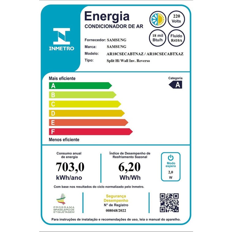 Imagem do produto Ar-Condicionado Samsung WindFree Black Edition 18000 BTUS Inverter Quente e Frio 220V AR18CSECABTNAZ Imagem do produto Ar-Condicionado Samsung WindFree Black Edition 18000 BTUS Inverter Quente e Frio 220V AR18CSECABTNAZ