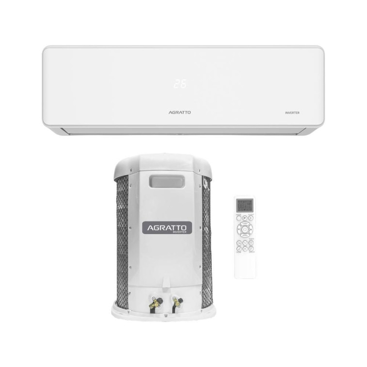 Imagem do produto Ar Condicionado Split Hi Wall Agratto Fit Top Inverter 24000 BTUS Frio 220V FICST24F-02I