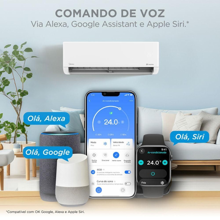 Imagem do produto Ar Condicionado Springer Midea Inverter 12000 BTUS Frio AI Airvolution 220V Imagem do produto Ar Condicionado Springer Midea Inverter 12000 BTUS Frio AI Airvolution 220V